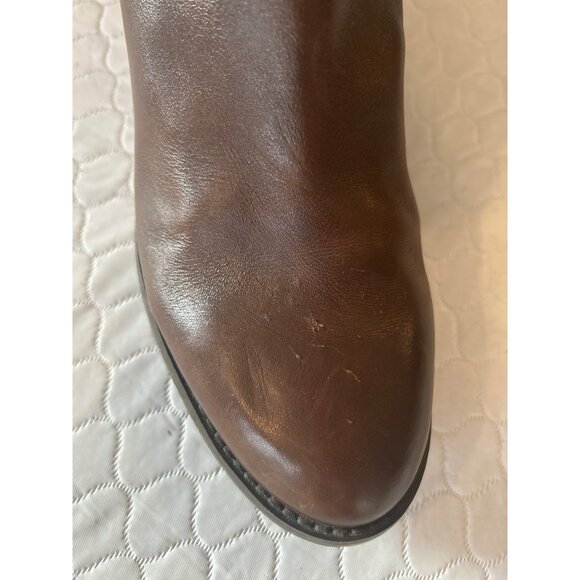 Ariat Women’s 11B Tall Brown Leather Riding Boots Buckle Equestrian 53021 - Picture 10 of 13